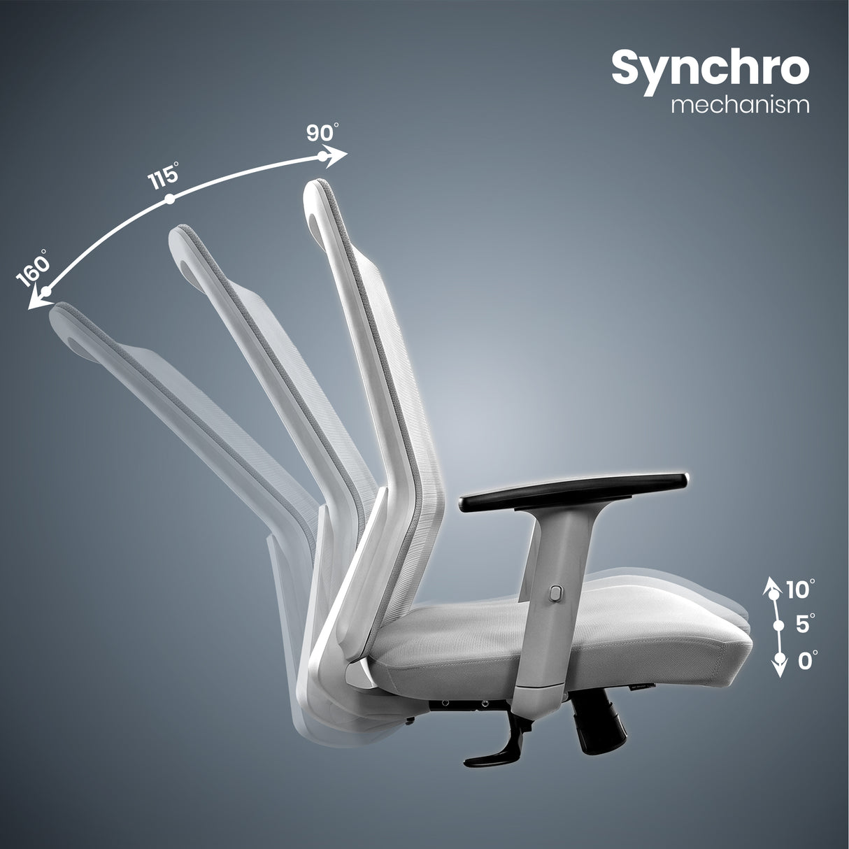 Evo Medium Back Chair Workstation chairs - makemychairs