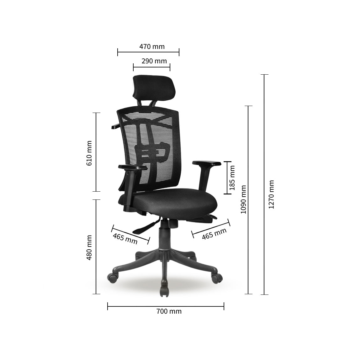 Bonai High Back Chair Executive Chairs - makemychairs