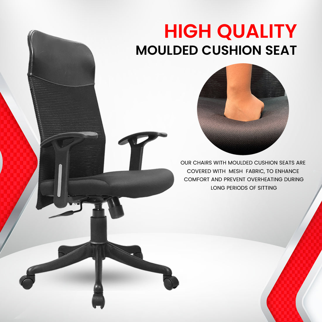 Durasit XL High Back chair Office Chairs - makemychairs