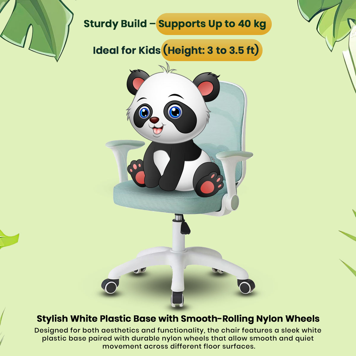Cuddle Bear Kids Chair- REVOLVING Office Chairs - makemychairs