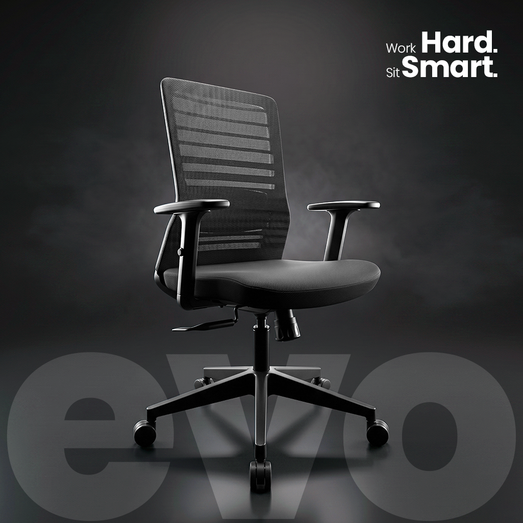 Evo Medium Back Chair Workstation chairs - makemychairs