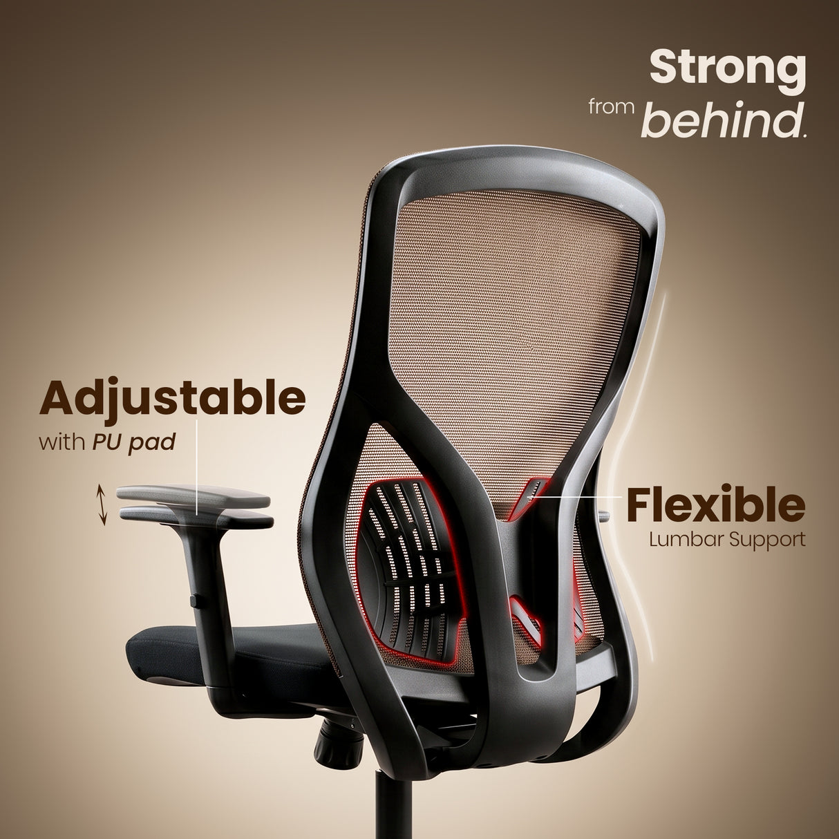 Sync Medium Back Chair Workstation chairs - makemychairs