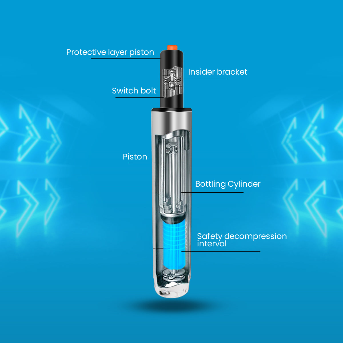 Titan - Grey Gas Lift Office Chairs - makemychairs