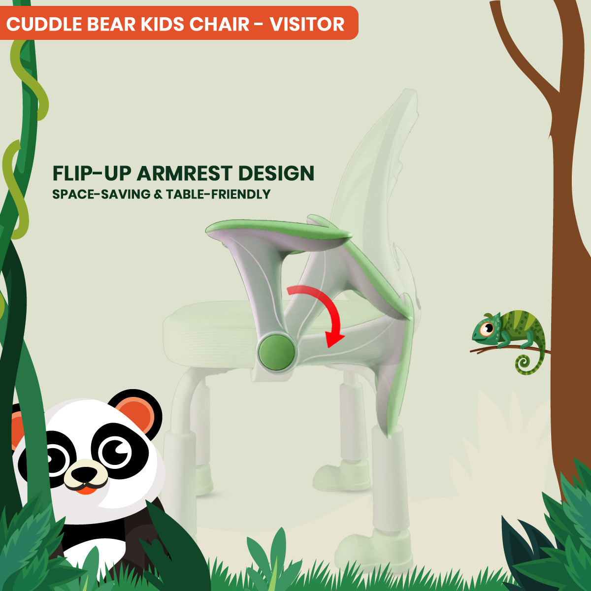 Cuddle Bear- Kids visitors Chair Office Chairs - makemychairs