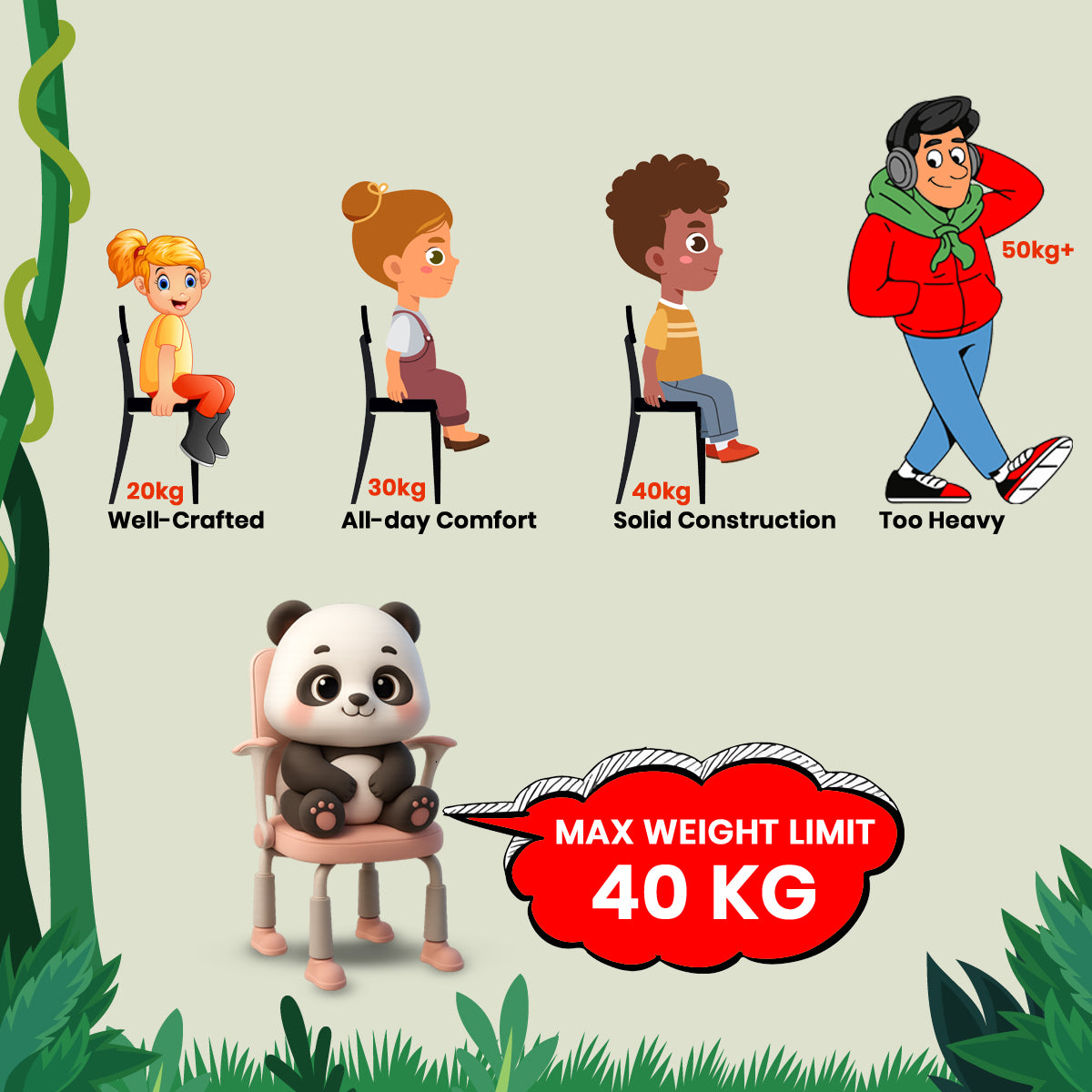 Cuddle Bear- Kids visitors Chair Office Chairs - makemychairs