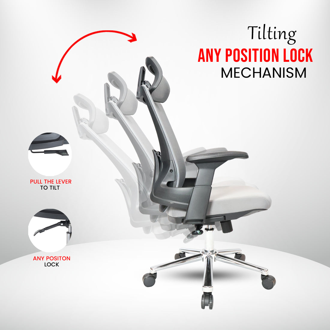 Luxe High Back Chair Executive Chairs - makemychairs