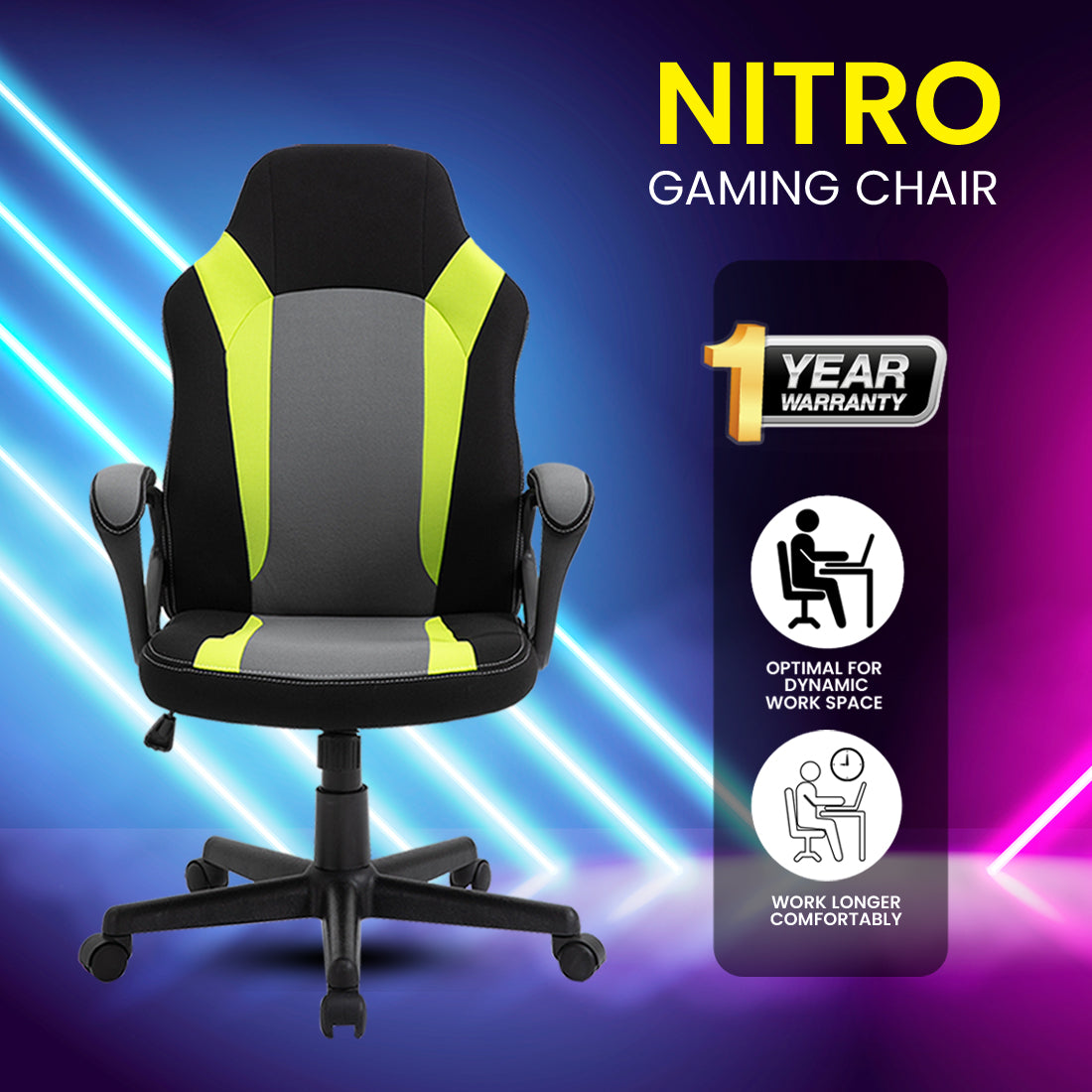 Nitro Gaming Chair Gaming Chairs - makemychairs