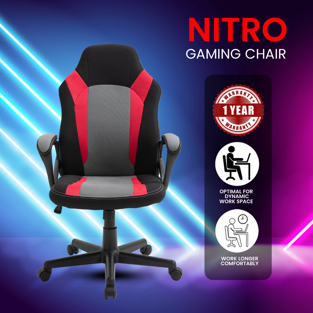 Nitro Gaming Chair Gaming Chairs - makemychairs