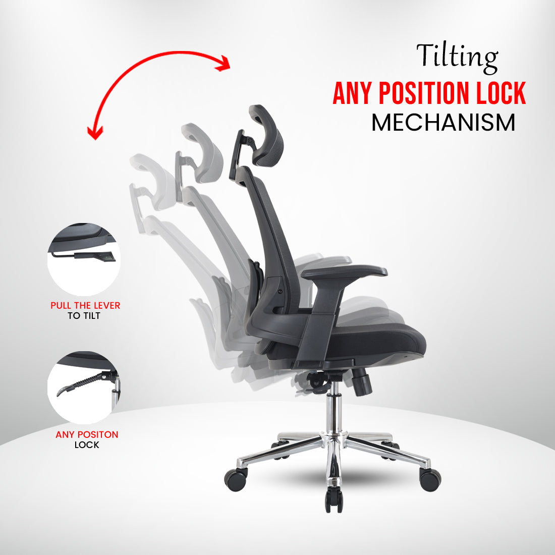 Luxe High Back Chair Executive Chairs - makemychairs