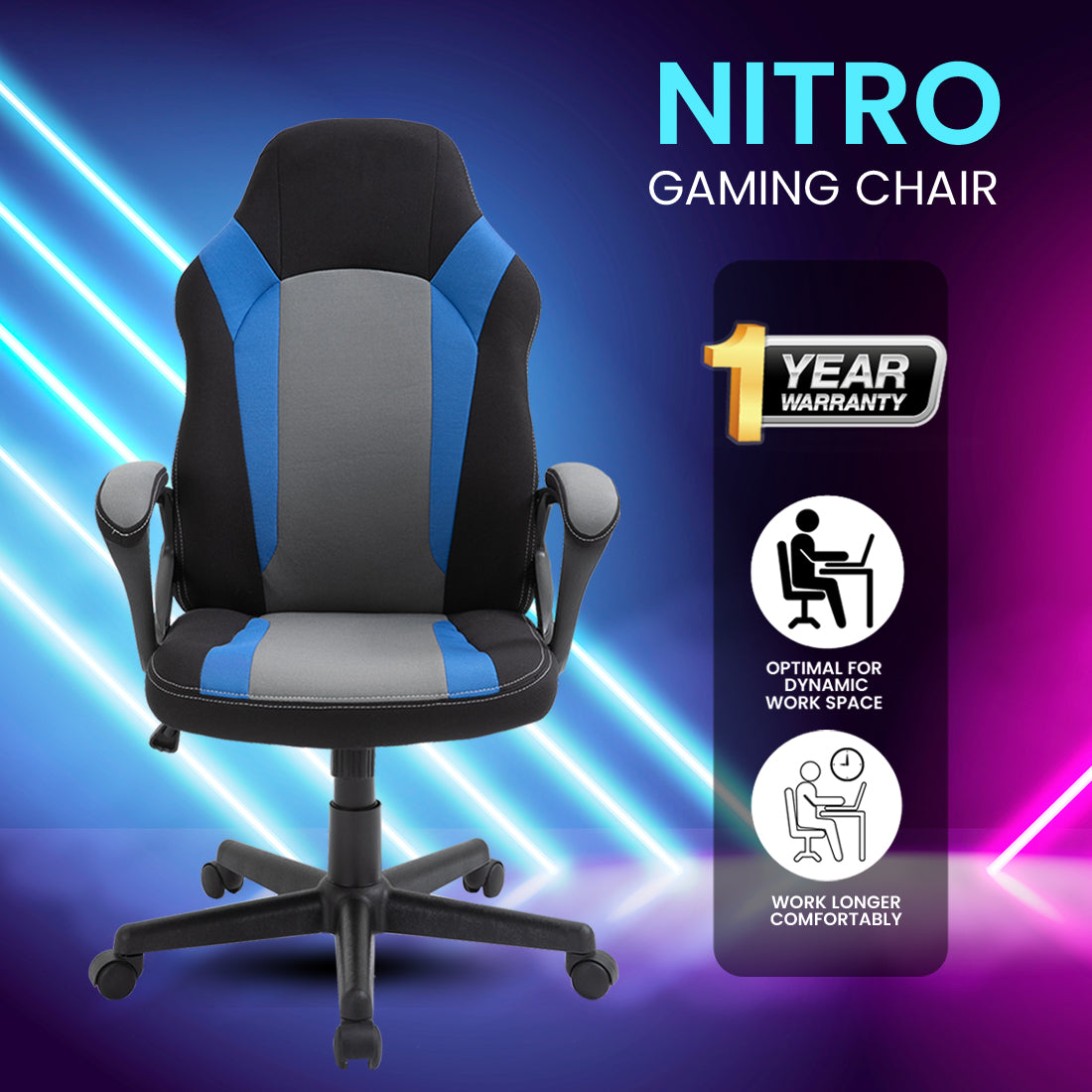 Nitro Gaming Chair Gaming Chairs - makemychairs