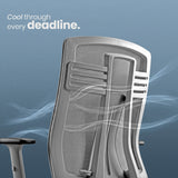 Glide Medium Back Chair Workstation chairs - makemychairs