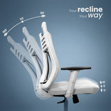 Glide Medium Back Chair Workstation chairs - makemychairs