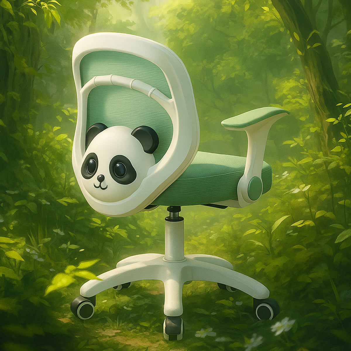 Cuddle Bear Kids Chair- REVOLVING Office Chairs - makemychairs