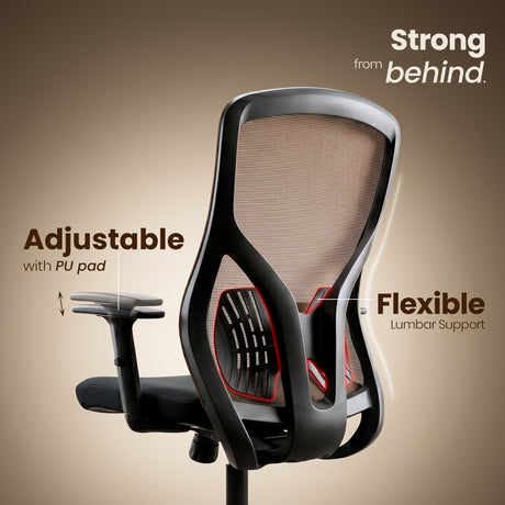 Sync Medium Back Chair Workstation chairs - makemychairs