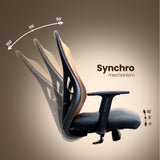 Sync Medium Back Chair Workstation chairs - makemychairs
