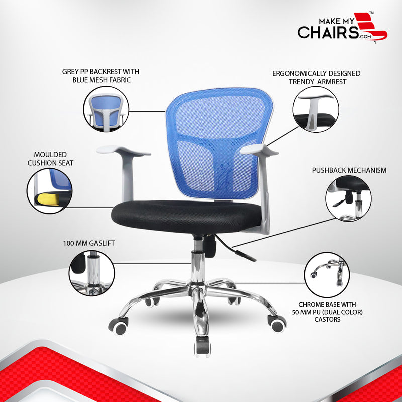 NEO MESH BACK CHAIR Chairs - makemychairs