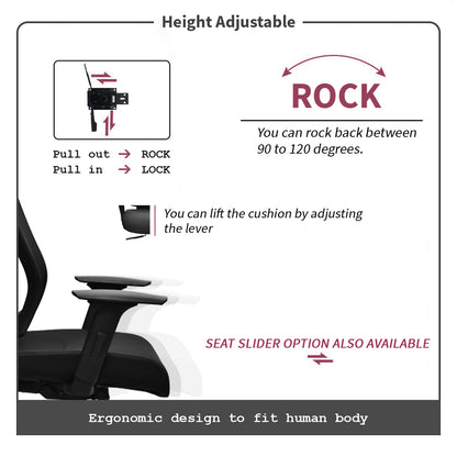 Optimus Premium MB Chair Executive Chairs - makemychairs