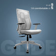 Glide Medium Back Chair Workstation chairs - makemychairs