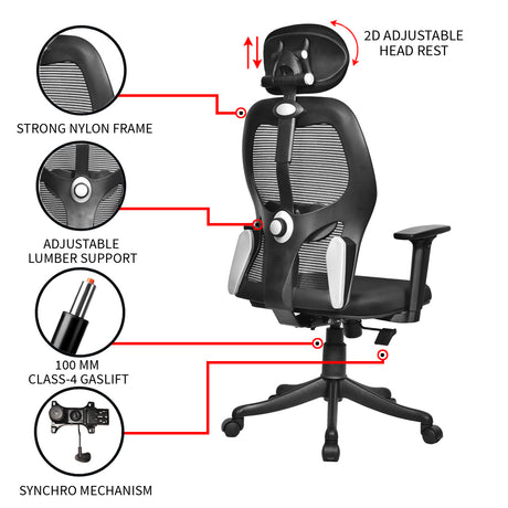 Marvel 2 High Back Chair Executive Chairs - makemychairs