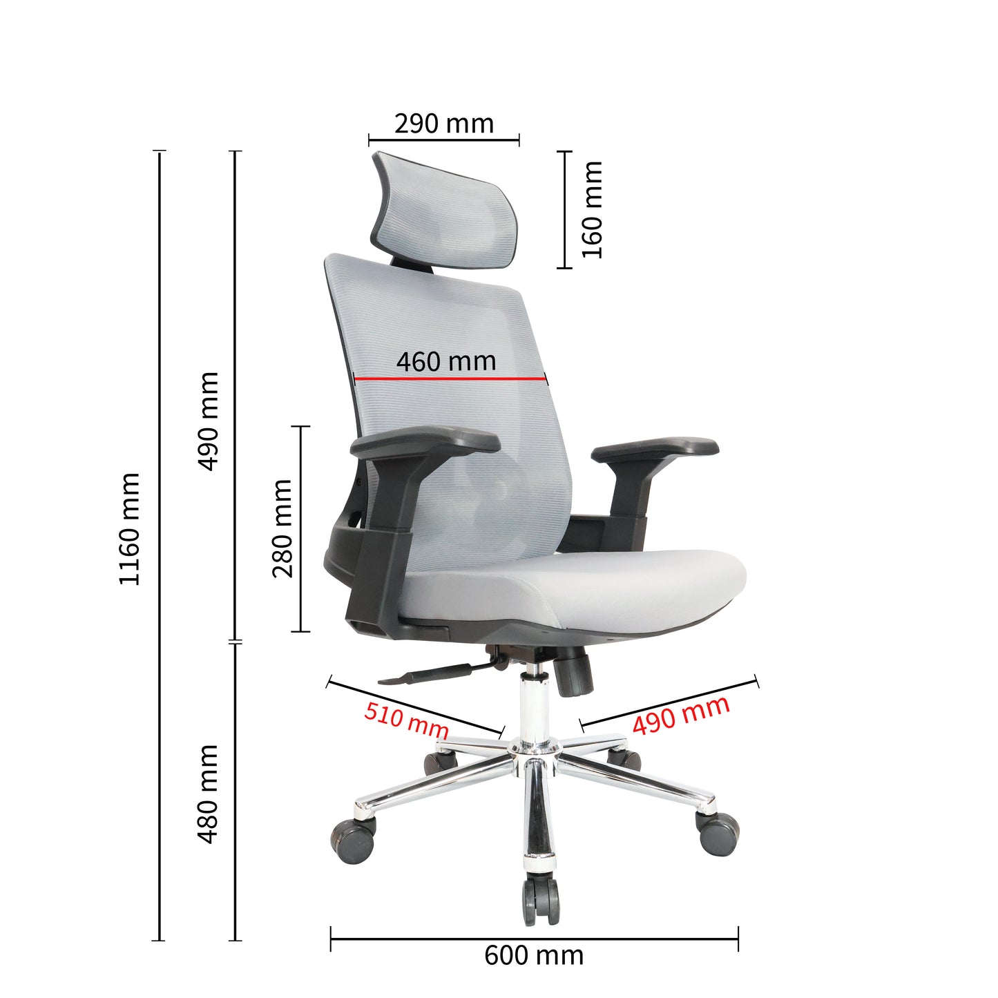 Luxe High Back Chair Executive Chairs - makemychairs