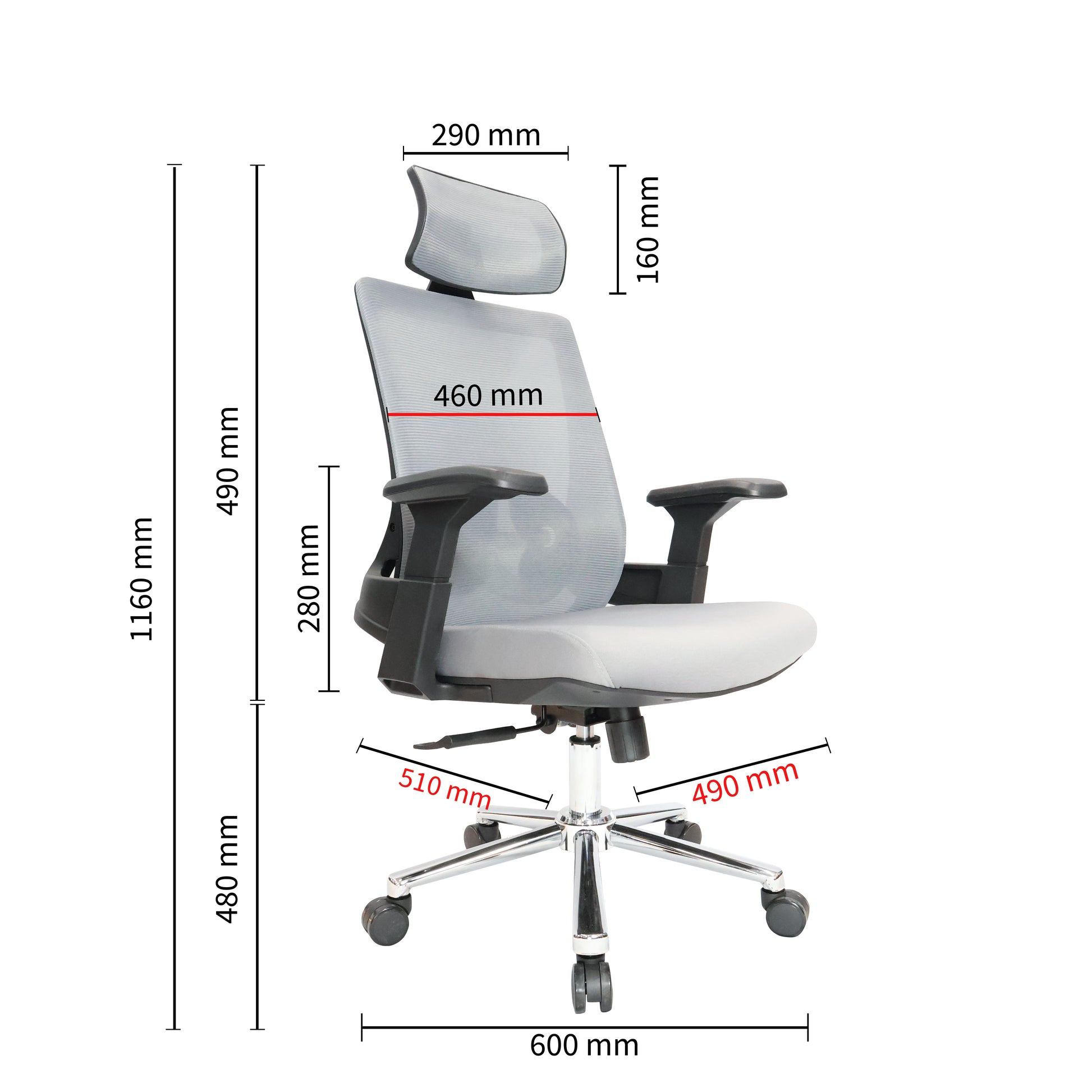 Luxe High Back Chair Executive Chairs - makemychairs