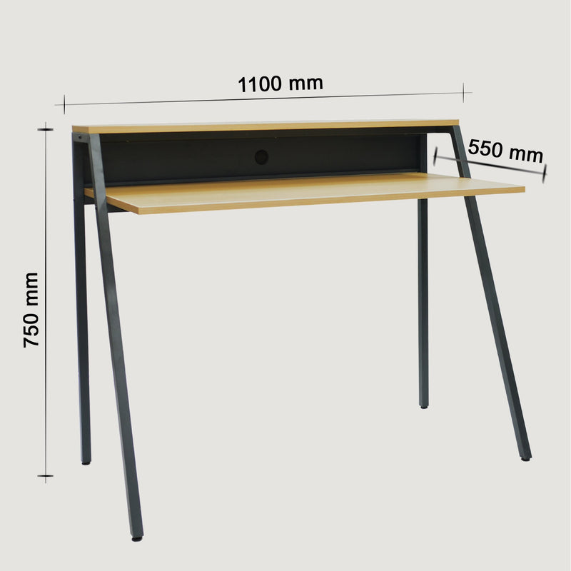 CLARET MB Chair + ARENA WFH Table Office furniture - makemychairs