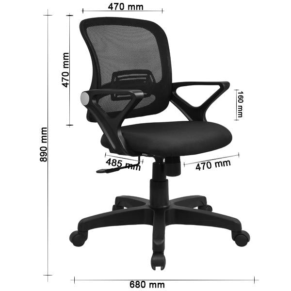 CLARET MB Chair + ARENA WFH Table Office furniture - makemychairs