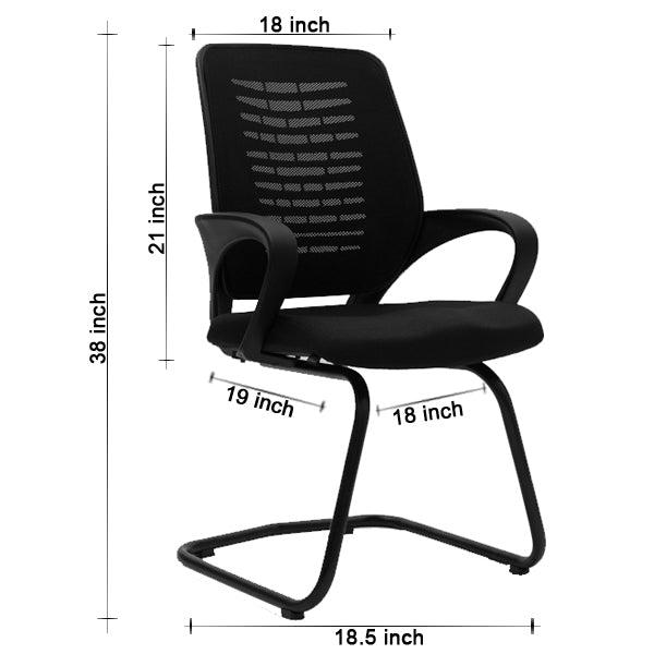 Fliq Visitor Chairs -M031 Chairs - makemychairs
