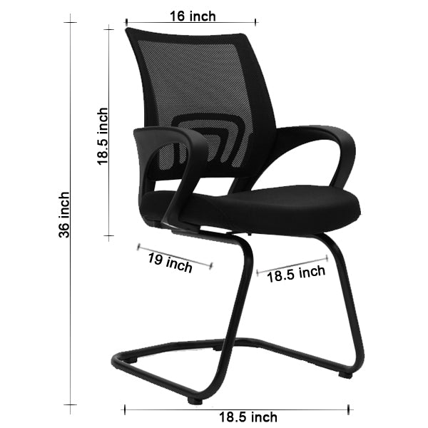 Cliq Visitor Chair Chairs - makemychairs