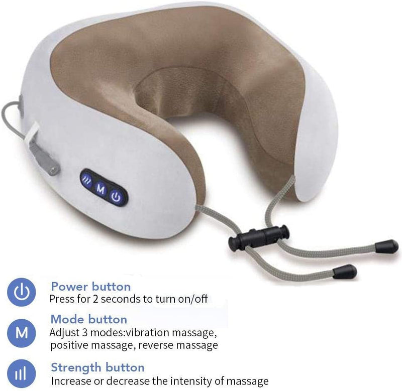 U Shaped travel neck massager pillow - MakeMyChairs Office furniture - makemychairs