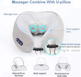 U Shaped travel neck massager pillow Workstation Accessories - makemychairs